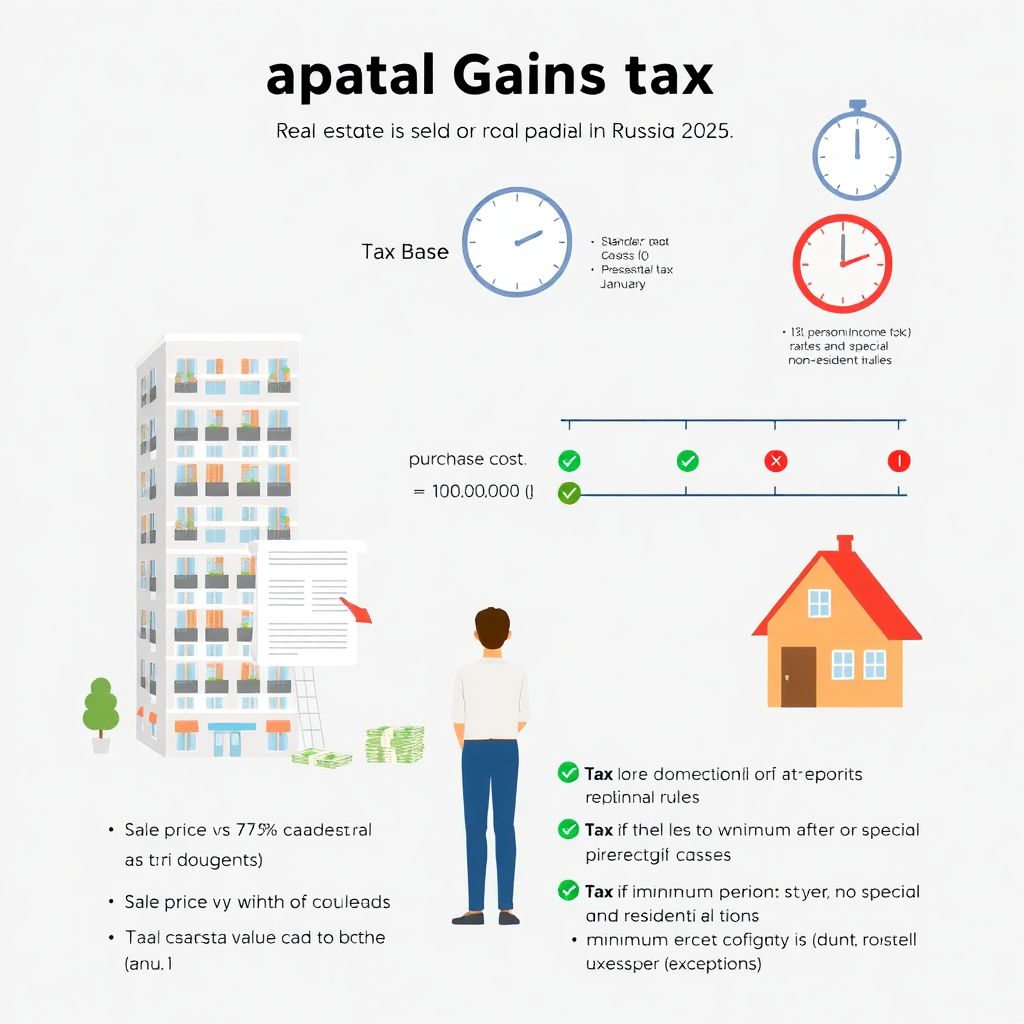 Налоги на прирост капитала при продаже недвижимости: правила и ставки